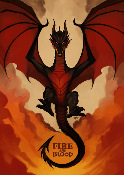 haughtyflaki:Drogon from A Song of Ice and FireI have mixed feelings about House Targaryen: on one h