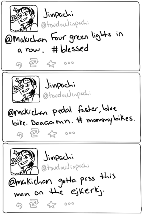 owlphallacies:khajidont:talking about yowapeda/parks and rec crossovers with inkymint on twitter and