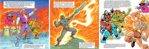 He-Man booklet (1985) with illustrations by Bruce Timm 
