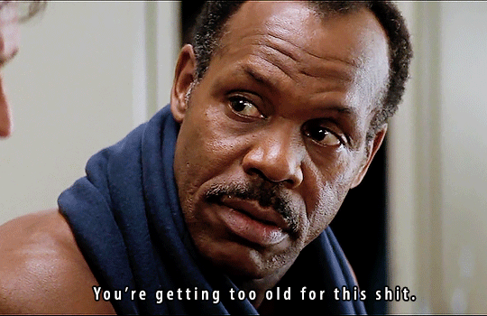 junkfoodcinemas:Danny Glover as Roger Murtaugh in the Lethal Weapon series (1987-1998)