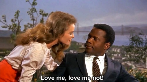 sparklejamesysparkle:Sidney Poitier and Katharine Houghton in the groundbreaking  Columbia Picture