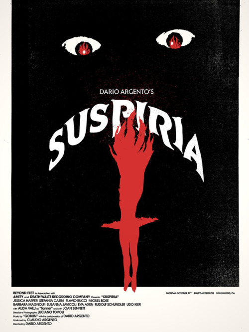 Suspiria (1977)Artist : Jay Shaw