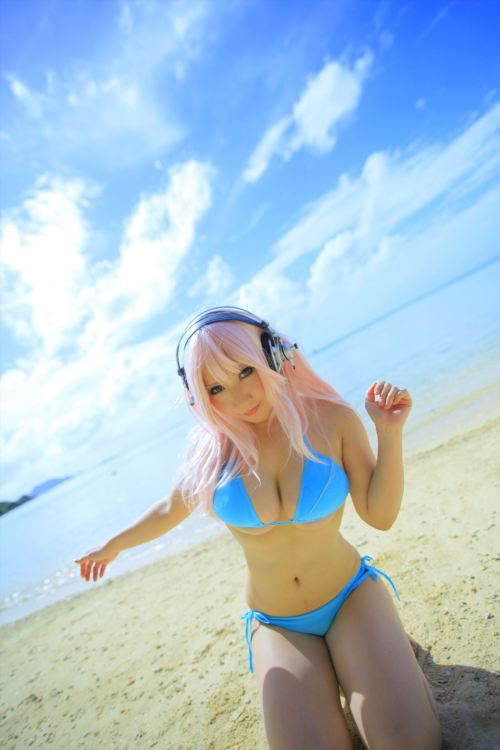 Super Sonico - Super Sonico [Bikini] (Saku) 1-3