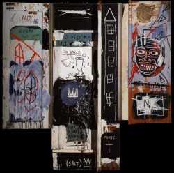 importantmodernart:  Portrait of the Artist as a Young Derelict, 1982Jean-Michel Basquiat 
