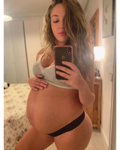 onlypregs: Look how big and round you got adult photos