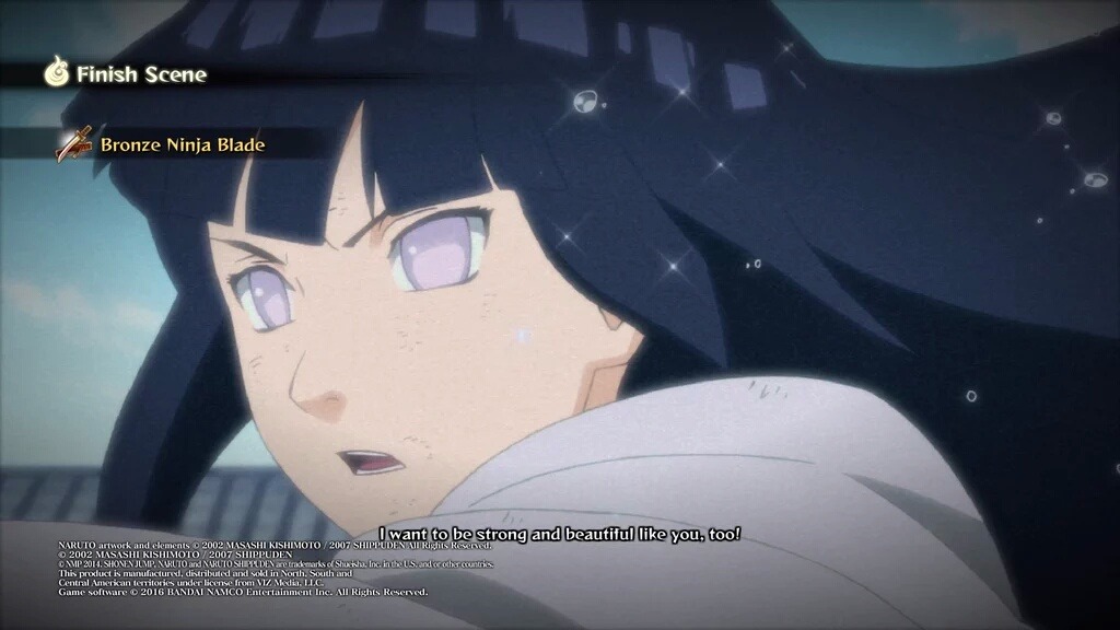 bluewind1246:  Hanabi’s secret factor in Naruto storm 4. If you finish off Hinata