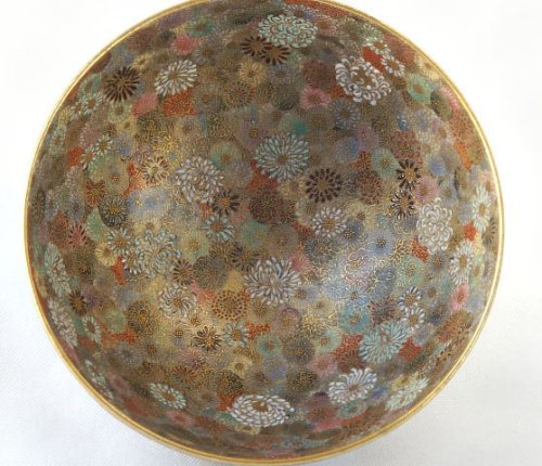 fujiwara57: Les plus belles œuvres des artisans japonais. Bol Kyō-Satsuma 京薩摩  signé Kinzan, potier du 19ème siècle - Meiji jidai 明治時代 (1868-1912). 