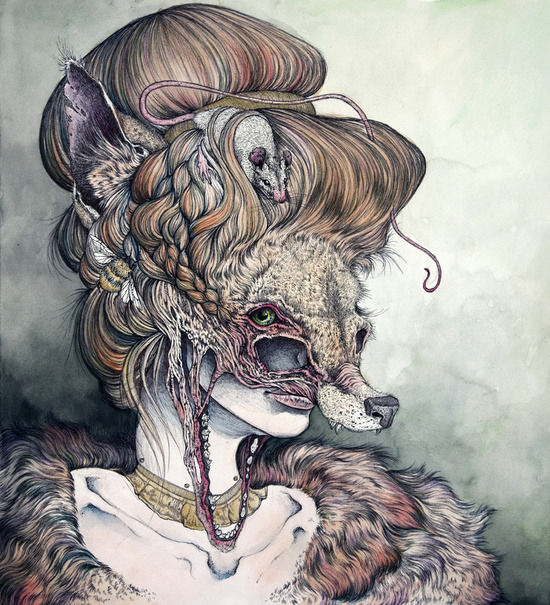 wordsnquotes:  bestof-society6:ART PRINTS BY CAITLIN HACKETTAt What Cost Vulpes