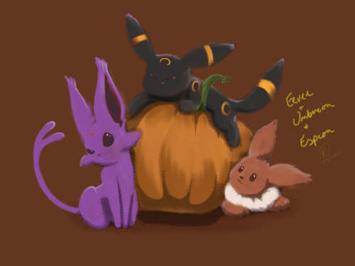 robowaffle:  PokeHalloween Challenge Day 4: Pokemon I want in Real Life.  Eevee from day 1 of playing the original game. The Opportunity is so great!! And then either Umbreon or Espeon as it’s “natural evolution.” Either of them would be just fine.