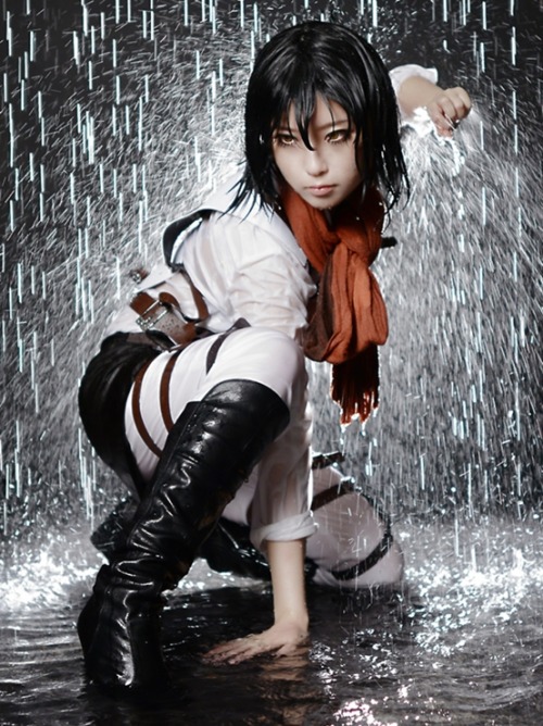 XXX vandariwuuuuutcosplay:  Character: Mikasa photo