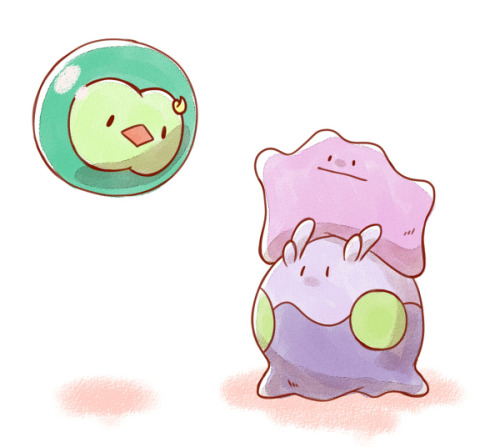 reuniclus:  by くあ 