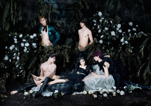 where the wild roses growGreta varlese photographed by jeff bark for flair magazine #20. december 20