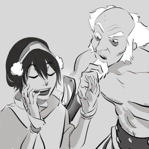 Porn Pics chief-yue:daily-toph:Some more Toph and Bumi