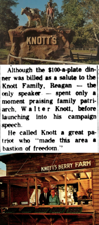 Knott’s Berry Farm helped facilitate California support for Barry Goldwater’s 1964 presidential camp