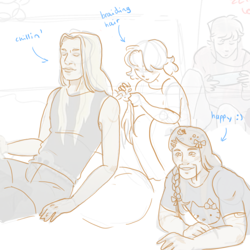 Idea Me And My Friend Had About Us Having A Girls Night With Toki, And Then Others Joining In Lol (Nathan
