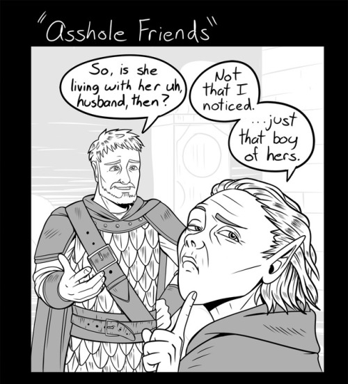 Aloth and The Watcher are Eder’s asshole friends.