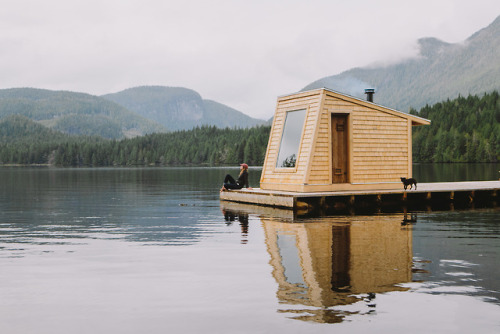 benngie - Floating sauna up at Nimmo Bay. 