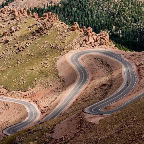 adamsdesignphoto:  Here’s an image from the Pikes Peak Hill Climb in 11’. Found this while digging u