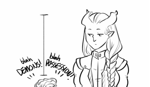 against-stars:i love him but it’s hilarious to watch him crane his neck to yell at her