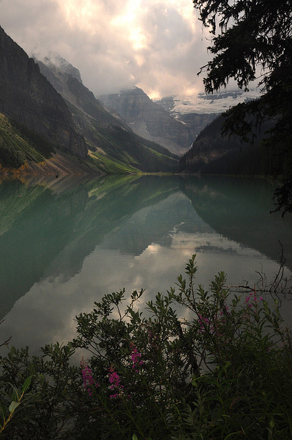 constant-travel:brutalgeneration:Lake Louise (by Bill Gracey)I follow back!