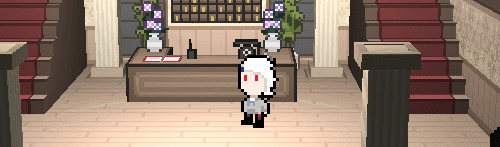 lowresthoughts:  ahaha working on getting a player into the hotel scene - the left