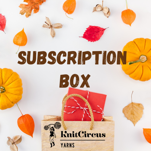 Join the Knitcircus Subscription Box club! Every month youll receive a never-before-seen colorway on