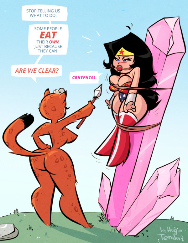   Wonder Woman vs Pussy People - Cartoony PinUp#MakeWondiTiedAgain, Professor Marston