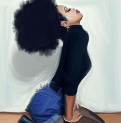 fyblackwomenart:  Artist: @tycheriee