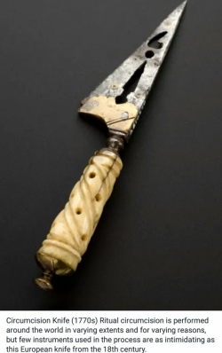 evilpussycat:  Circumcision knife 🔪  Snip snip