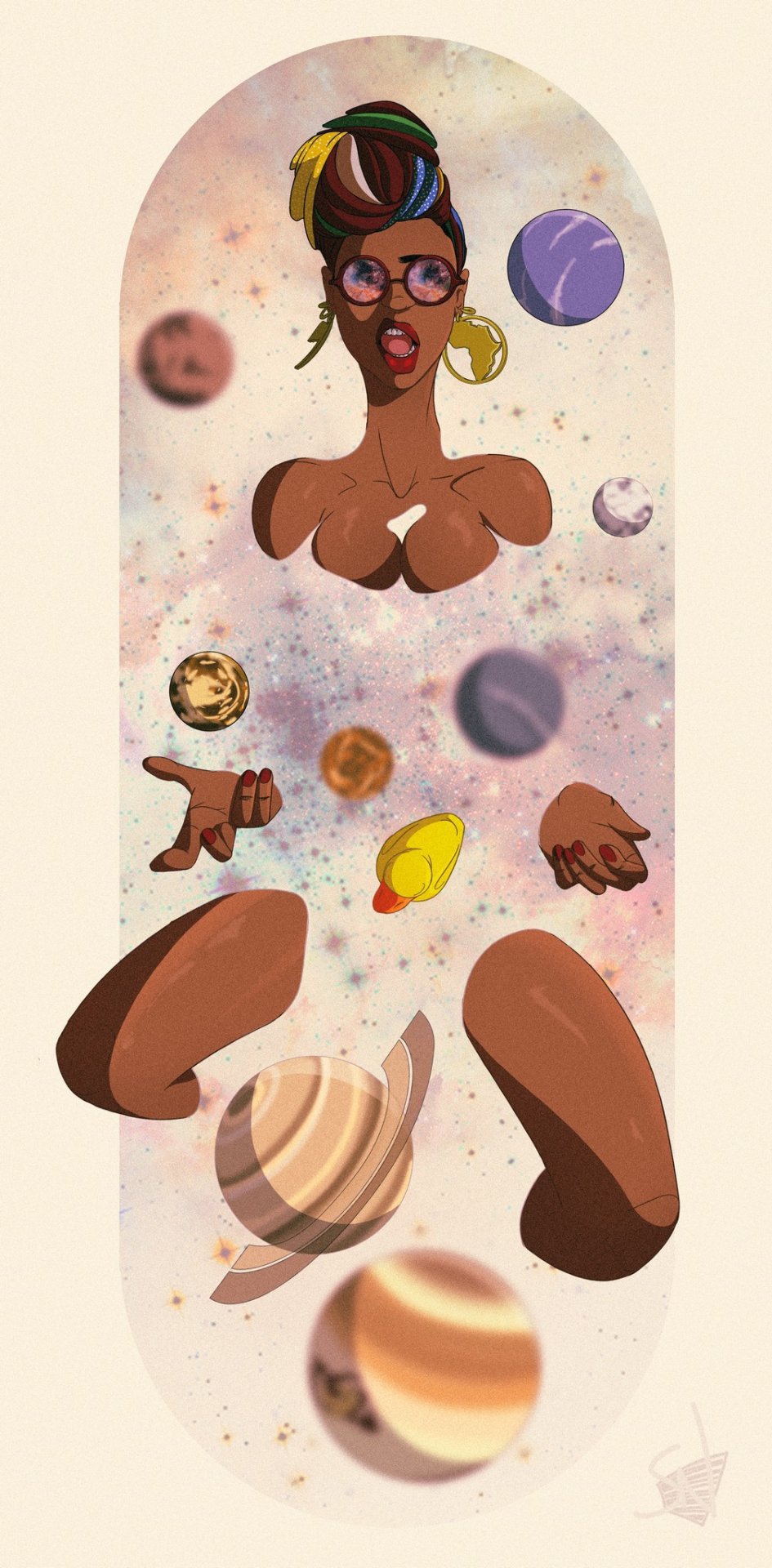 fyblackwomenart:  Milky Way by sonny nkumeleni