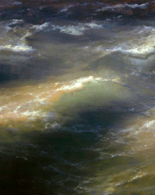 AIVAZOVSKY, Ivan (1817-1900)The Black Sea (details, inv.)1881Oil on canvas, 149 x 208 cmTretyakov Ga