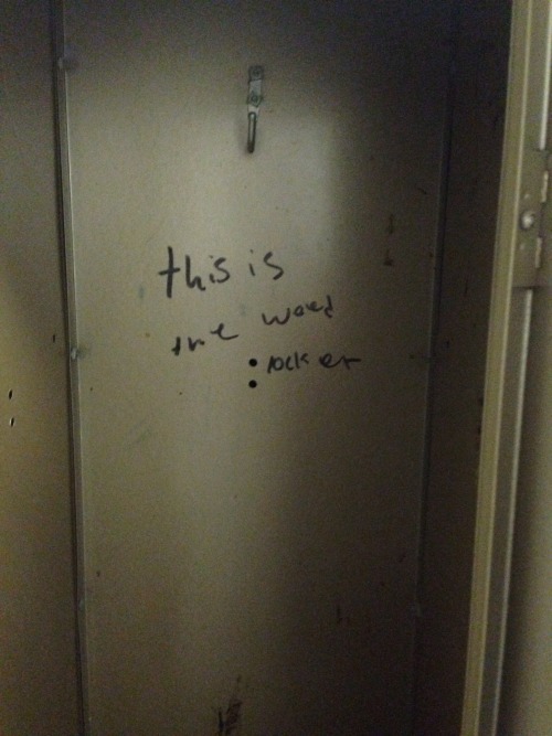 I got to explore a mostly abandoned school from the 1920&rsquo;s and found this locker and a coo