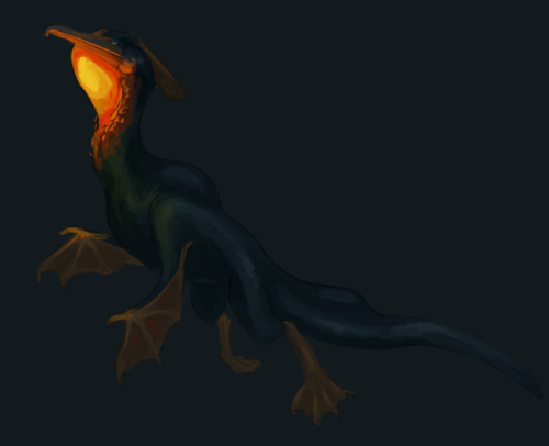 Sea DragonsMuch like the Horn-nosed finch dragon (and deep sea fish) they attract food by glowing. G