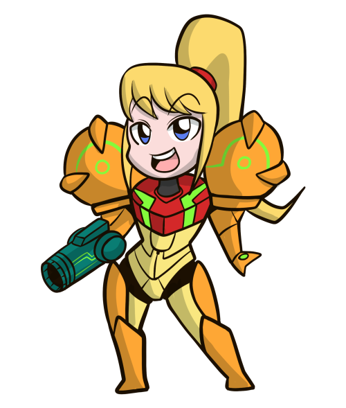 captainanaugi:  Been a while since I’ve done some cutie Samus with some effort. Did some alt colors too