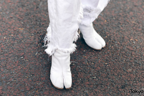 tokyo-fashion:20-year-old Japanese dancer and student Rio on the street in Harajuku wearing layered 
