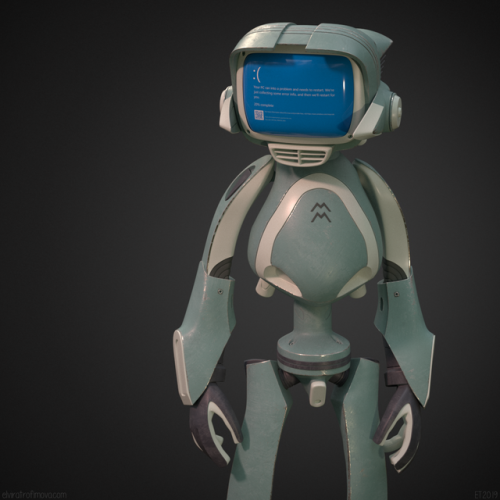 Hard Surface Modeling 2 Final - Canti!Textures are temporary tho, I’ll get back to him someday