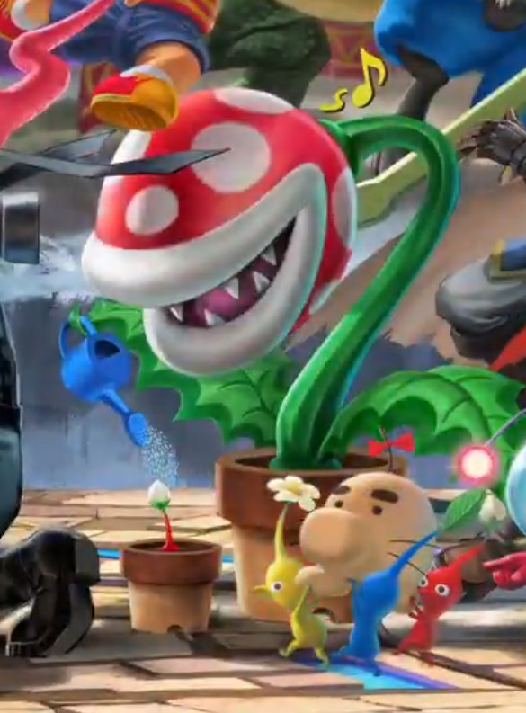 tommothecabbit:PIRANHA PLANT IS WATERING A PIKMINTHIS IS JUST TOO CUTE