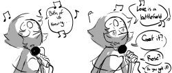 ssardonyx:  au where the gems have karaoke