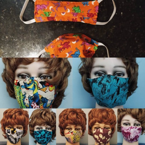 #MASKS! We&rsquo;ve got a pretty wide variety of patterns in a variety of sizes. 1st slide is all ki