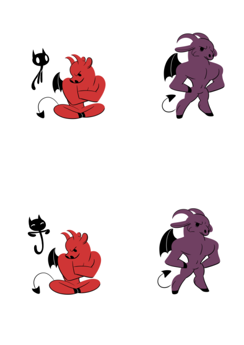 stutterhug:  Devils Advocate.or adventures of a run away tail (refer to previous comic ‘Tail End’ and my other demonic cat friend comics to learn more )