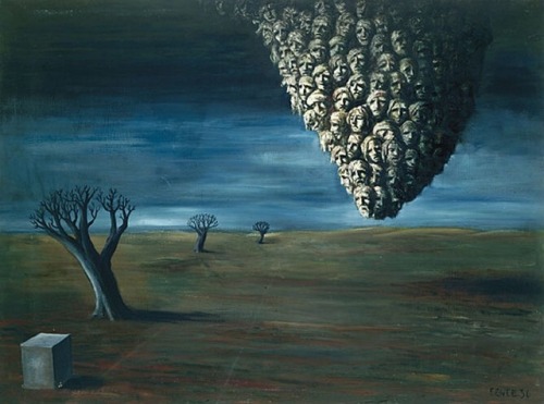 German surrealist artist, Edgar Ende (1901-1965).