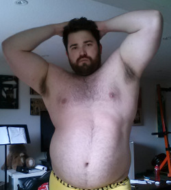 truenorthstrongfree:  Bleh, I have a summer cold. Anyways, I recently hit 285lbs, which is a big deal for me as it is 100lbs heavier then when I decided to get big. I have always liked the huskular combination of muscle and fat and have worked hard to