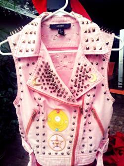 Bloodyqueefs:  Custom Sailor Moon Vest I Finished For A Client In Time For New Years