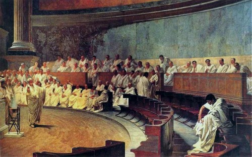 Fun History Fact,Although the Western Roman Empire fell in 476 AD, the Roman Senate continued to ope