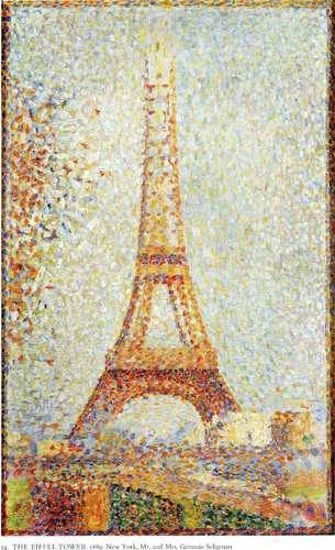 The Eiffel Tower, 1889, Georges SeuratMedium: oil,wood