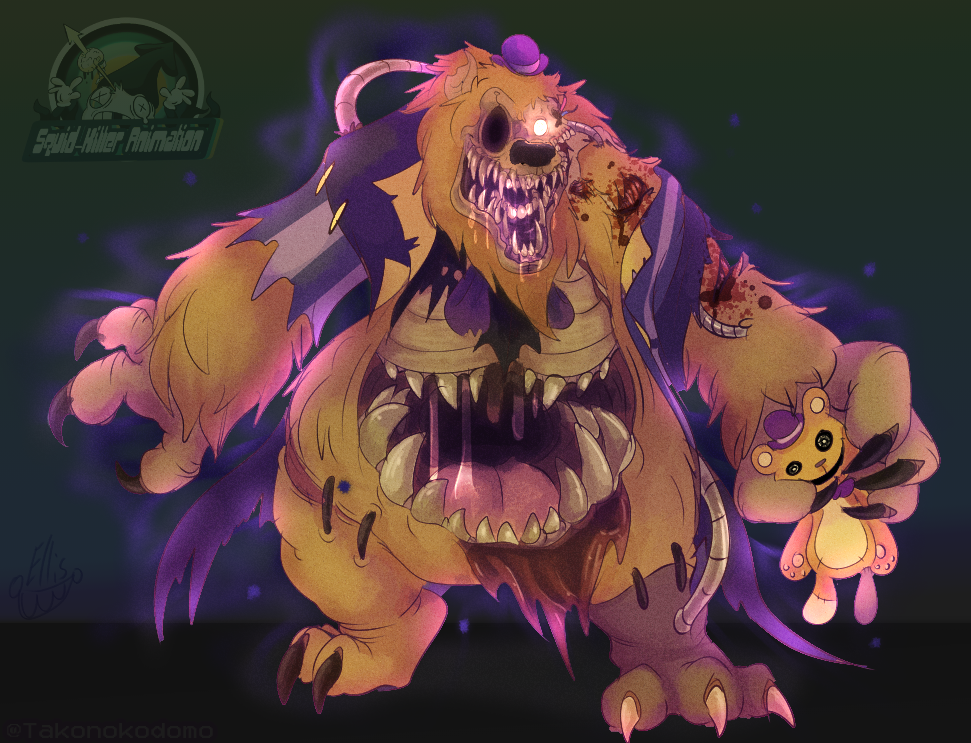 Squidius-Maximus — Heres a Nightmare fredbear redesign, since its the