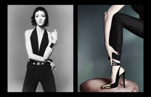 Yves Saint Laurent . Ad campaign SS12Creative Director: Stefano PilatiPhotos: David SimsModel: Maria