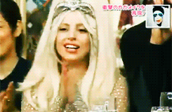 glamnesty:  Gaga and her father Joe Germanotta on SMAPxSMAP. 