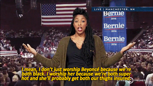 sandandglass:   The Daily Show, February 9, 2016 And you know what? While I’m at it, no tax on tampons. How about that? 