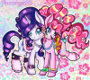 Sex cd-romant1c:rarity and pinkie gyaru inspired!!! pictures